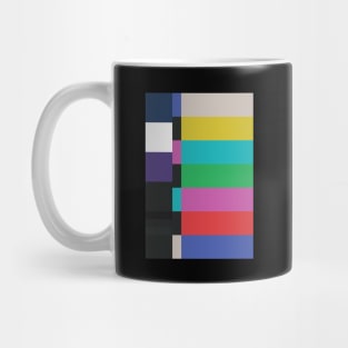 No Signal TV Test Pattern Color Bars Mug